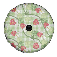 Anthurium Pikake Ti Leaf Palaka Spare Tire Cover Green Version