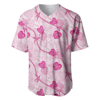 Anthurium Pikake Ti Leaf Palaka Baseball Jersey Pink Version