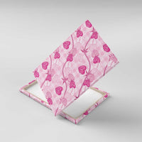 Anthurium Pikake Ti Leaf Palaka Canvas Wall Art Pink Version