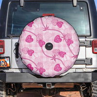 Anthurium Pikake Ti Leaf Palaka Spare Tire Cover Pink Version LT01 Pink - Polynesian Pride