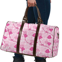 Anthurium Pikake Ti Leaf Palaka Travel Bag Pink Version
