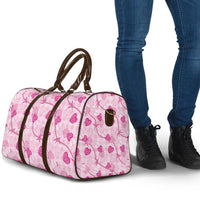 Anthurium Pikake Ti Leaf Palaka Travel Bag Pink Version