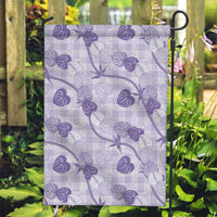 Anthurium Pikake Ti Leaf Palaka Garden Flag Purple Version