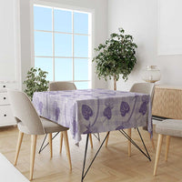 Anthurium Pikake Ti Leaf Palaka Tablecloth Purple Version