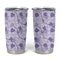 Anthurium Pikake Ti Leaf Palaka Tumbler Cup Purple Version