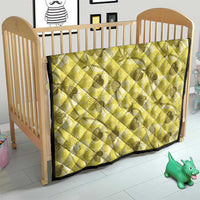 Anthurium Pikake Ti Leaf Palaka Quilt Yellow Version