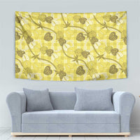 Anthurium Pikake Ti Leaf Palaka Tapestry Yellow Version