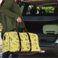 Anthurium Pikake Ti Leaf Palaka Travel Bag Yellow Version