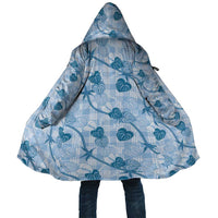 Anthurium Pikake Ti Leaf Palaka Cloak Blue Version LT01 Unisex Blue - Polynesian Pride