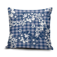 Hibiscus Pakala Cobalt Blue Royal Pillow Cover Tropical Floral Stylized LT01 Blue - Polynesian Pride