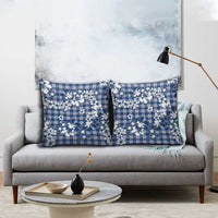 Hibiscus Pakala Cobalt Blue Royal Pillow Cover Tropical Floral Stylized LT01 - Polynesian Pride