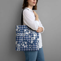 Hibiscus Pakala Cobalt Blue Royal Tote Bag Tropical Floral Stylized LT01 - Polynesian Pride