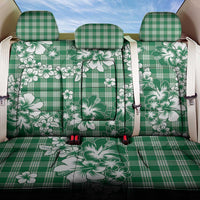 Hibiscus Pakala Emerald Green Back Car Seat Cover Tropical Floral Stylized - Polynesian Pride