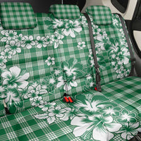 Hibiscus Pakala Emerald Green Back Car Seat Cover Tropical Floral Stylized - Polynesian Pride