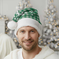 Hibiscus Pakala Emerald Green Christmas Santa Hat Tropical Floral Stylized - Polynesian Pride