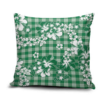 Hibiscus Pakala Emerald Green Pillow Cover Tropical Floral Stylized LT01 Green - Polynesian Pride