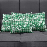 Hibiscus Pakala Emerald Green Pillow Cover Tropical Floral Stylized LT01 - Polynesian Pride