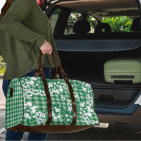 Hibiscus Pakala Emerald Green Travel Bag Tropical Floral Stylized LT01 - Polynesian Pride
