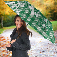 Hibiscus Pakala Emerald Green Umbrella Tropical Floral Stylized LT01 - Polynesian Pride