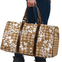 Hibiscus Pakala Bronze Brown Travel Bag Tropical Floral Stylized LT01 - Polynesian Pride
