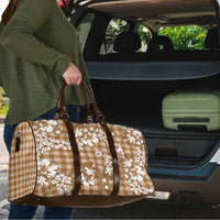 Hibiscus Pakala Bronze Brown Travel Bag Tropical Floral Stylized LT01 - Polynesian Pride