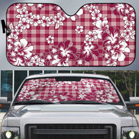 Hibiscus Pakala Royal Magenta Auto Sun Shade Tropical Floral Stylized - Polynesian Pride