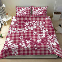Hibiscus Pakala Royal Magenta Bedding Set Tropical Floral Stylized LT01 - Polynesian Pride