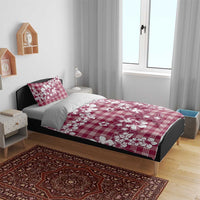 Hibiscus Pakala Royal Magenta Bedding Set Tropical Floral Stylized LT01 - Polynesian Pride