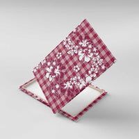 Hibiscus Pakala Royal Magenta Canvas Wall Art Tropical Floral Stylized - Polynesian Pride