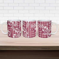 Hibiscus Pakala Royal Magenta Ceramic Mug Tropical Floral Stylized LT01 - Polynesian Pride