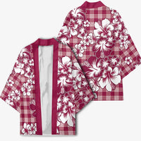 Hibiscus Pakala Royal Magenta Kimono Tropical Floral Stylized - Polynesian Pride