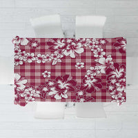Hibiscus Pakala Royal Magenta Tablecloth Tropical Floral Stylized - Polynesian Pride