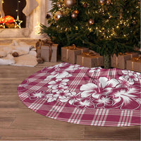 Hibiscus Pakala Royal Magenta Tree Skirt Tropical Floral Stylized - Polynesian Pride