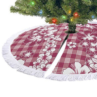 Hibiscus Pakala Royal Magenta Tree Skirt Tropical Floral Stylized - Polynesian Pride