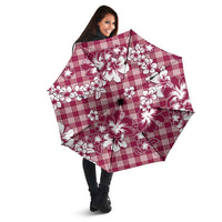 Hibiscus Pakala Royal Magenta Umbrella Tropical Floral Stylized LT01 - Polynesian Pride