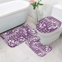 Hibiscus Pakala Sweetie Purple Bathroom Set Tropical Floral Stylized LT01 - Polynesian Pride