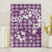 Hibiscus Pakala Sweetie Purple Canvas Wall Art Tropical Floral Stylized - Polynesian Pride