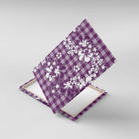 Hibiscus Pakala Sweetie Purple Canvas Wall Art Tropical Floral Stylized - Polynesian Pride