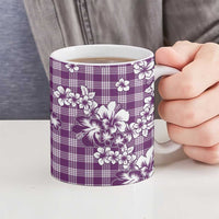Hibiscus Pakala Sweetie Purple Ceramic Mug Tropical Floral Stylized LT01 - Polynesian Pride
