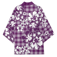 Hibiscus Pakala Sweetie Purple Kimono Tropical Floral Stylized - Polynesian Pride