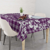 Hibiscus Pakala Sweetie Purple Tablecloth Tropical Floral Stylized - Polynesian Pride
