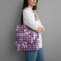 Hibiscus Pakala Sweetie Purple Tote Bag Tropical Floral Stylized - Polynesian Pride