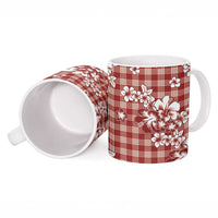 Hibiscus Pakala Fantasy Red Ceramic Mug Tropical Floral Stylized LT01 - Polynesian Pride