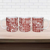 Hibiscus Pakala Fantasy Red Ceramic Mug Tropical Floral Stylized LT01 - Polynesian Pride