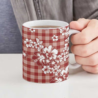 Hibiscus Pakala Fantasy Red Ceramic Mug Tropical Floral Stylized LT01 - Polynesian Pride