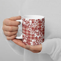 Hibiscus Pakala Fantasy Red Ceramic Mug Tropical Floral Stylized LT01 - Polynesian Pride