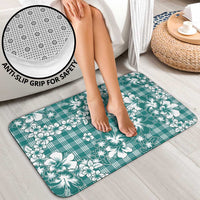 Hibiscus Pakala Aqua Teal Bathroom Set Tropical Floral Stylized LT01 - Polynesian Pride