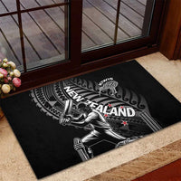 New Zealand Cricket Rubber Doormat Maori Kiwi Black Fern LT01 - Polynesian Pride
