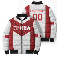 Tonga Rugby Custom Bomber Puffer Jacket Tonga Sea Eagles Go Champions