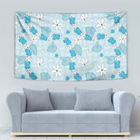 Hawaii Anthurium Tiare Pikake Lei Tapestry UliUli Lauhala Art Pattern LT01 - Polynesian Pride